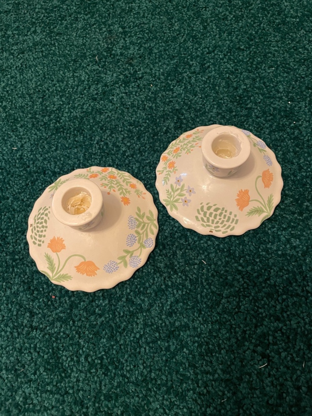 Rifle Paper Co Ceramic Candle Holders